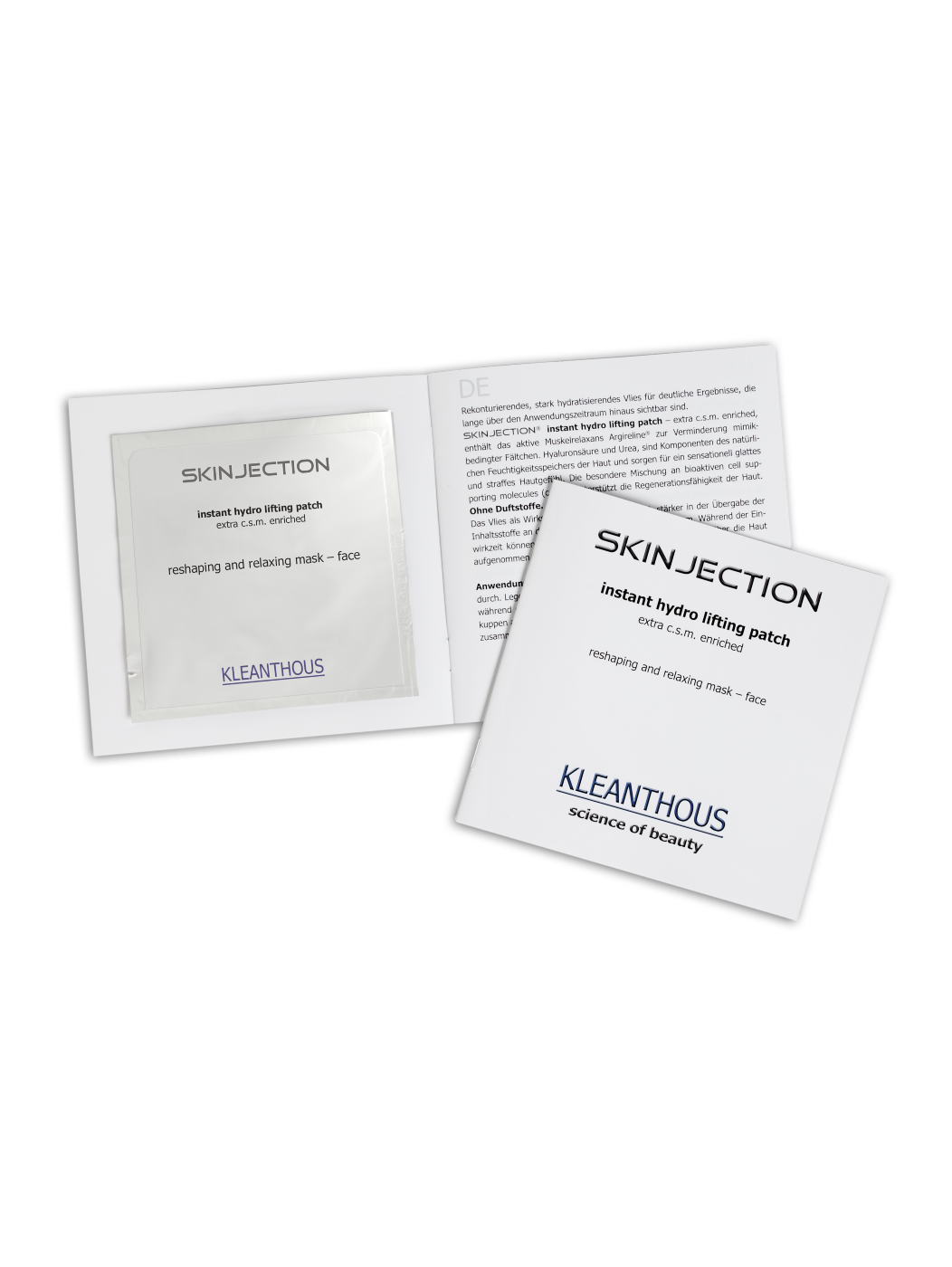 SKINJECTION instant hydro lifting patch face 17 ml