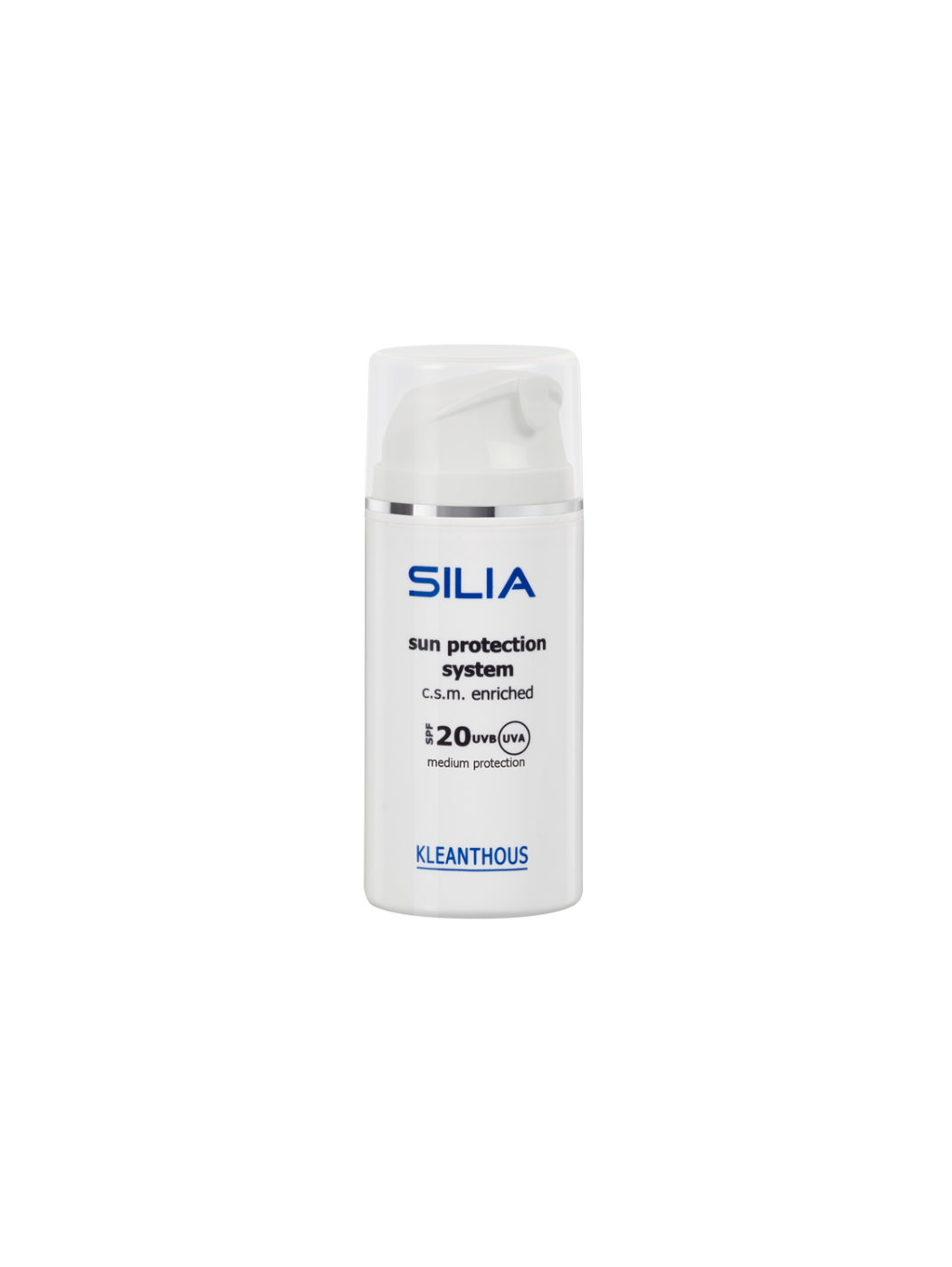 Webshop Termékméret (2) SILIA sun protection system c.s.m. enriched SPF 20 TRAVEL SIZE